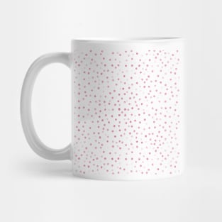 White and Rose Gold Confetti Mug